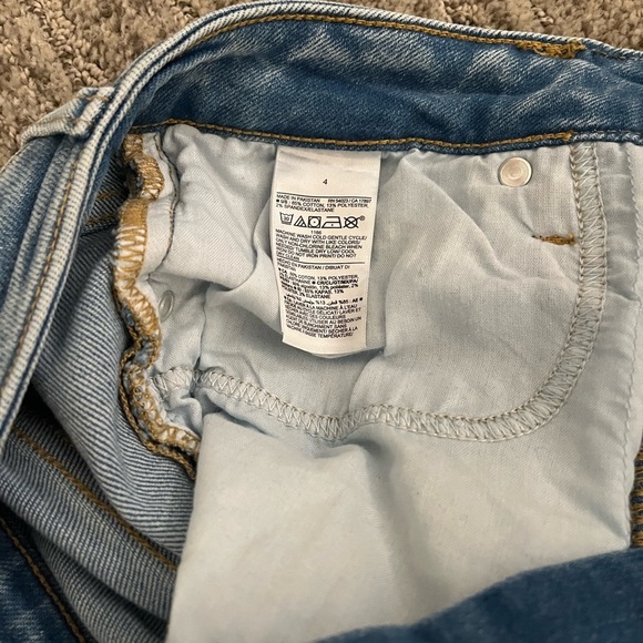 Old Navy OG Straight Super Strech Jeans Women Size 4 - Picture 3 of 6